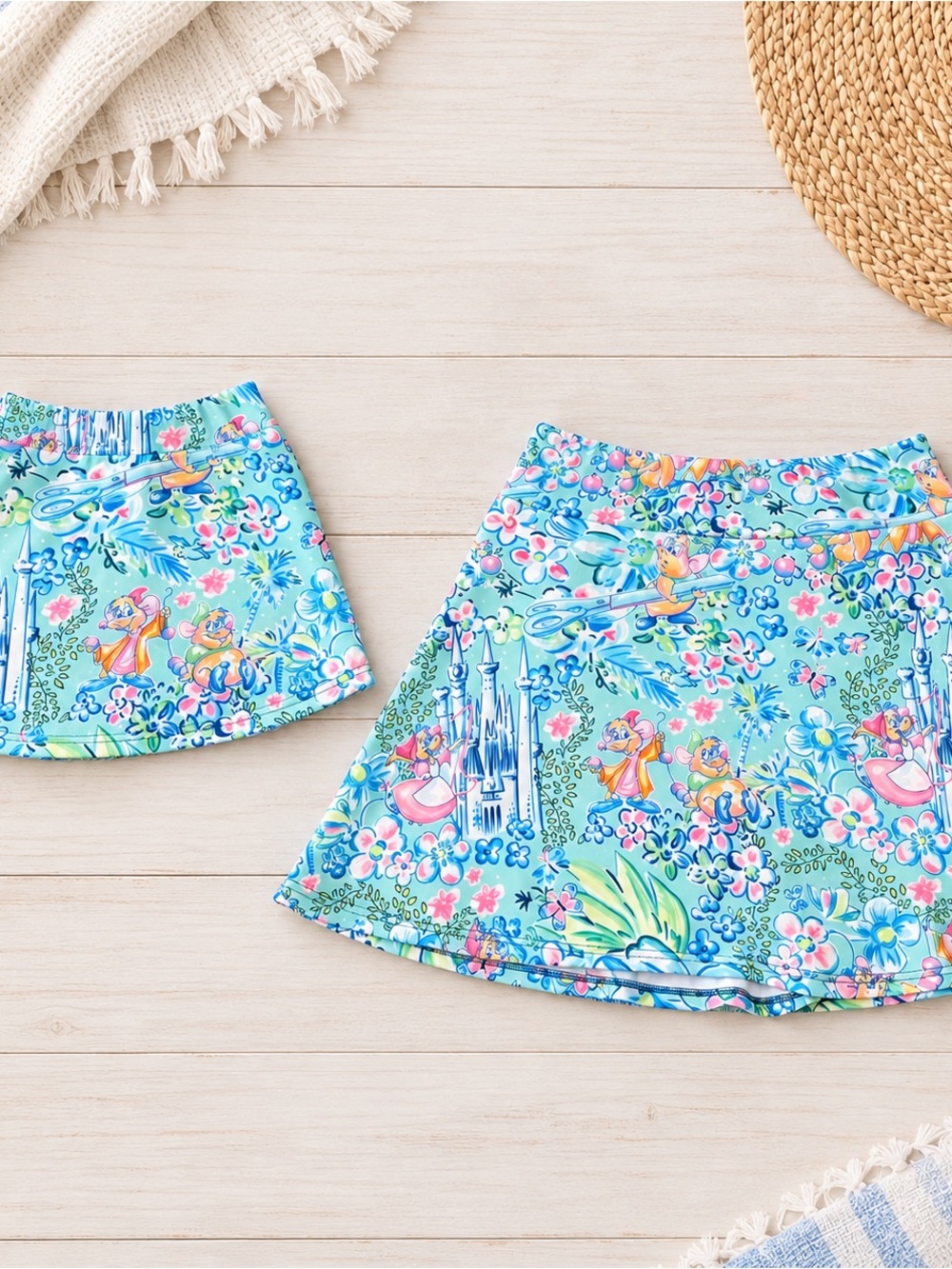 Disney athletic skirts- mom and me